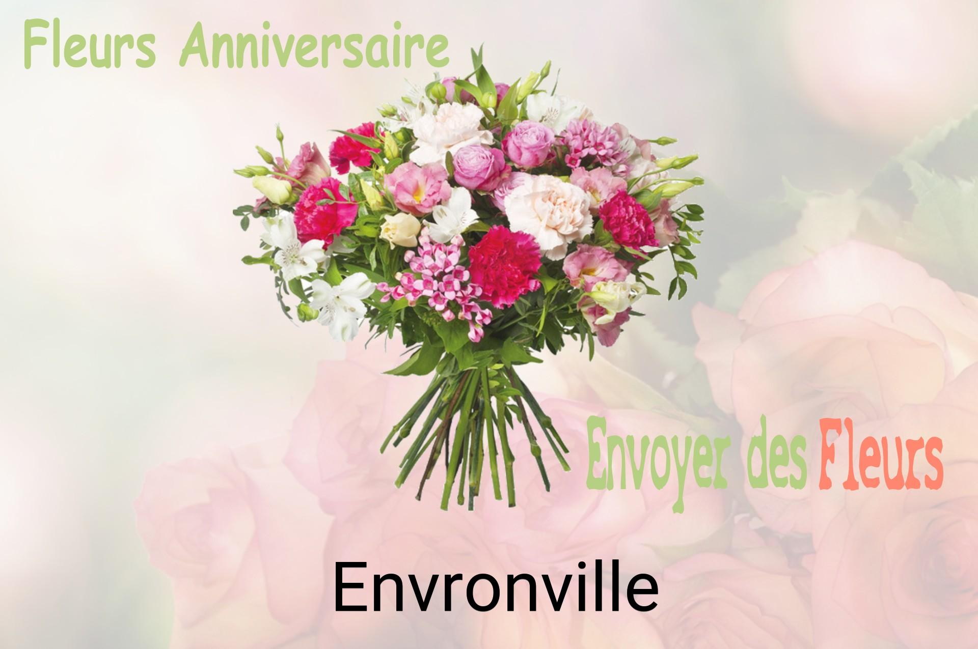 Bouquet de fleurs d’anniversaire livré à Envronville