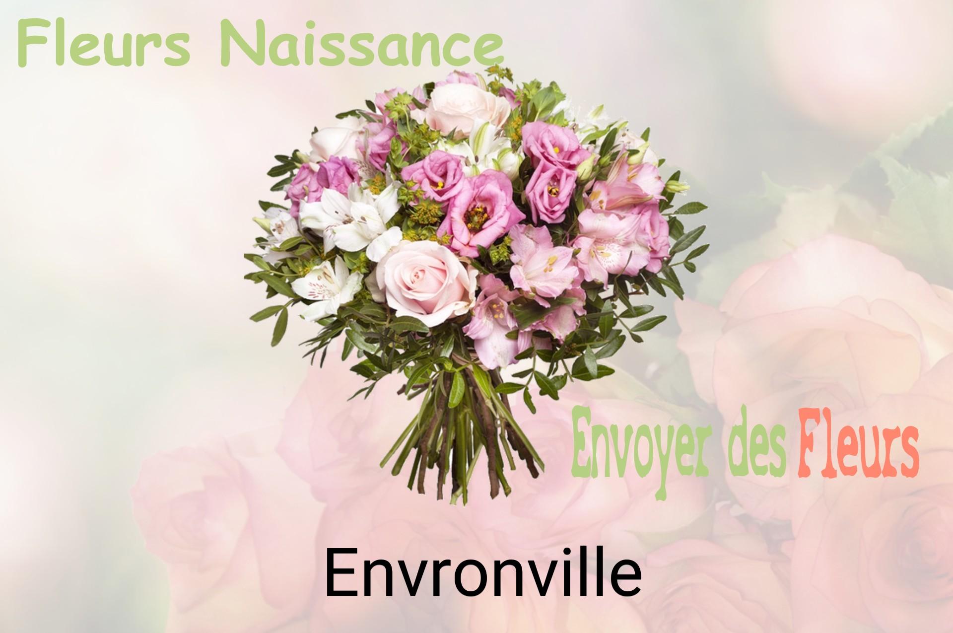 Bouquet de fleurs de naissance livré à Envronville